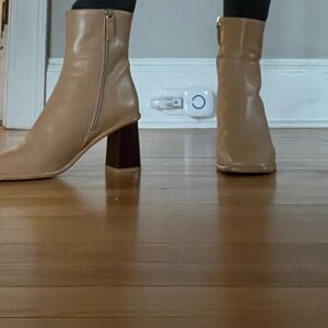 ALOHAS Tan Heeled Boots